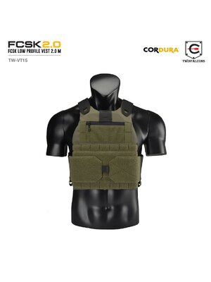 เสื้อเกราะ FCSK 2.0 Plate Carrier ( Twinfalcons ) [ TW-VT15 ] (K2600)