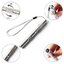 ไฟฉายทรงปากกาแบบพกพา USB MINI Pocket ไฟฉาย LED ไฟฉายสแตนเลสสตีลมีที่เหน็บLED Flash light