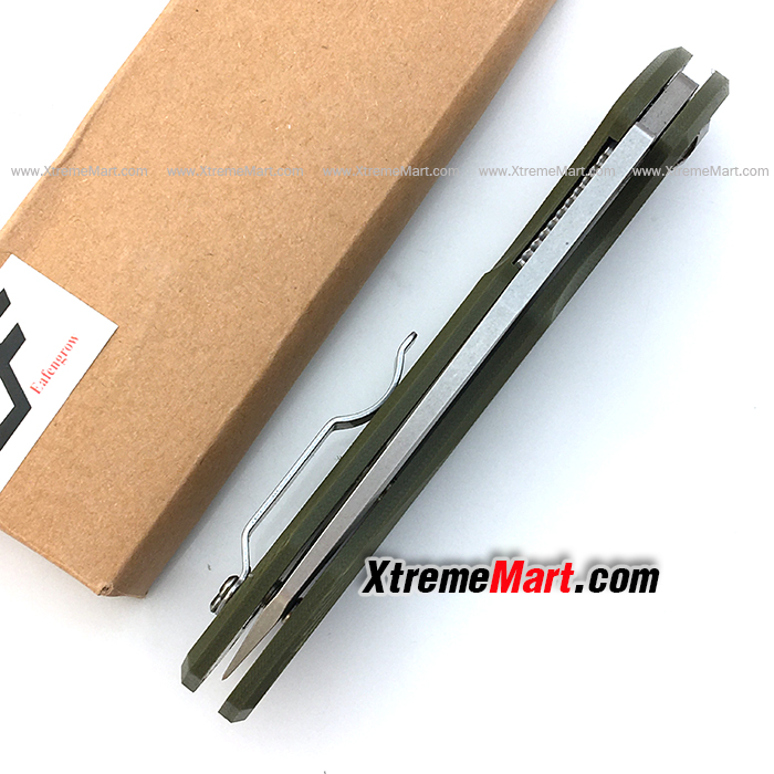 มีดพับ Eafengrow EF228 ด้ามเขียว D2 Blade Pocket Knives G10 Handle (ด้ามเขียว)