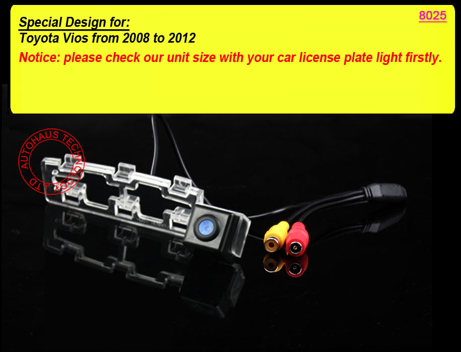 กล้องมองหลังตรงรุ่น TOYOTA VIOS 2008-2012