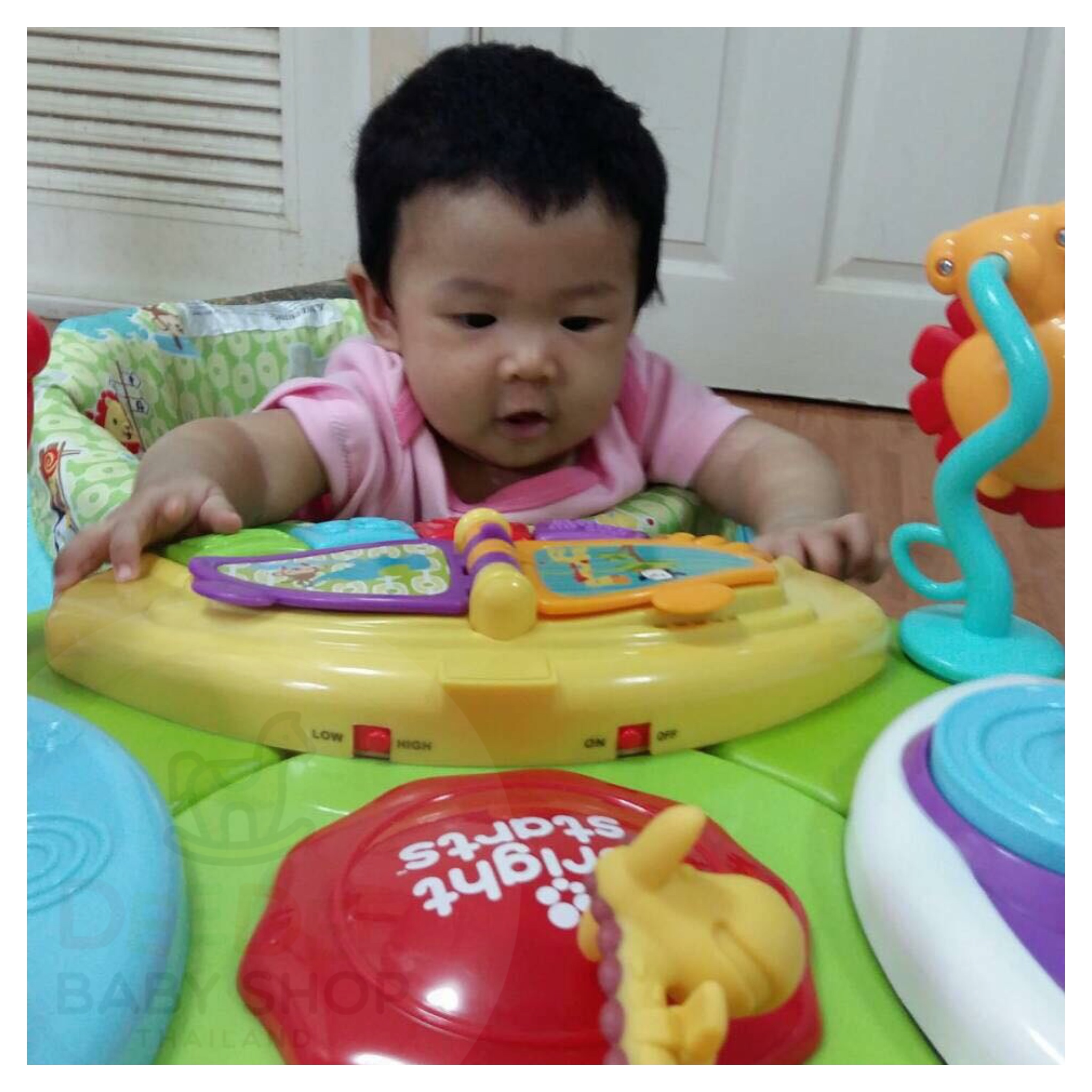 โต๊ะกิจกรรมเสริมพัฒนาการ Bright Starts Around We Go Zippity Zoo 3-in-1 (AWG)
