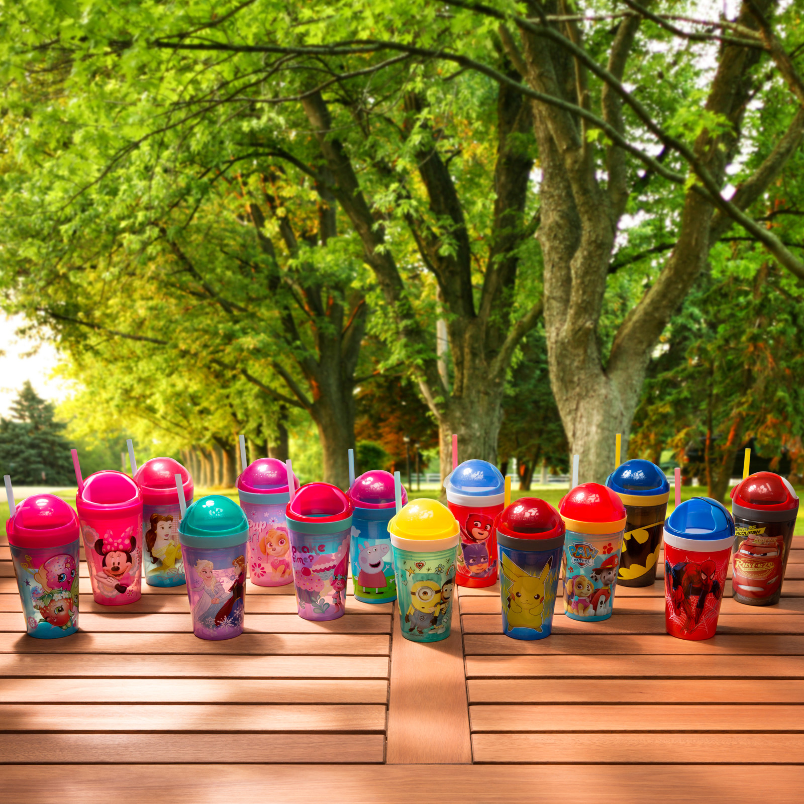 แก้วพร้อมหลอดดื่มสำหรับบรรจุเครื่องดื่มและของว่าง Zak!Snack Tumbler 2-in-1 Snack Cup (Finding Dory)