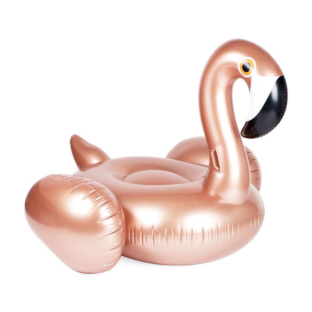 พูลโฟลทฟลามิงโก้สุดหรู Pool Float Luxe Flamingo Rose Gold