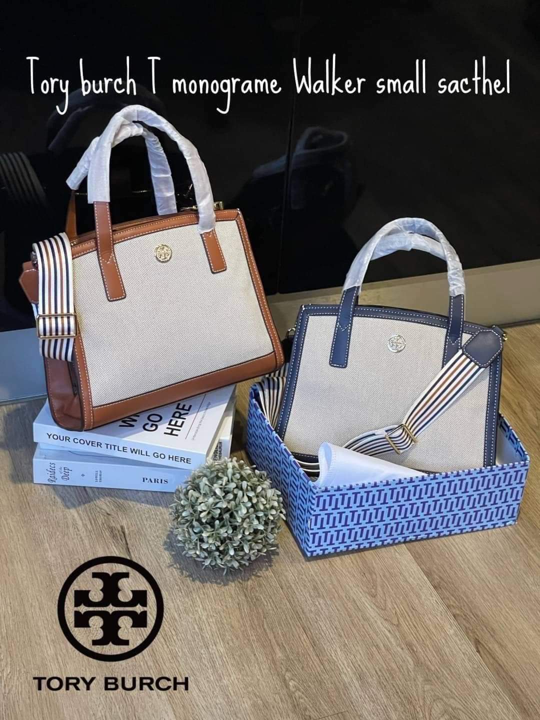 Tory burch T Monogram Walker Small Sacthel (แอดไลน์ก่อนสั่งซื้อ)