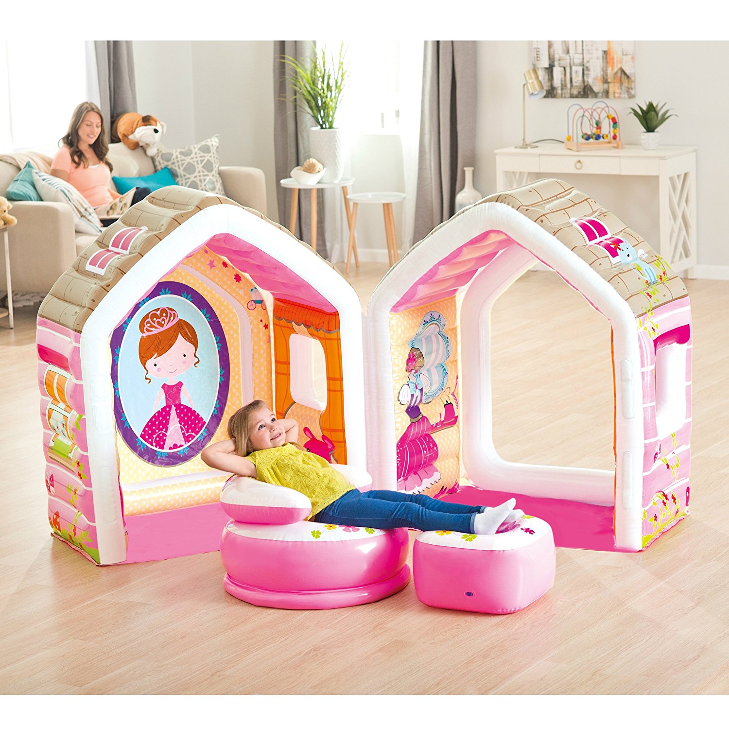 บ้านเจ้าหญิงจำลอง Intex Princess Lodge Playhouse