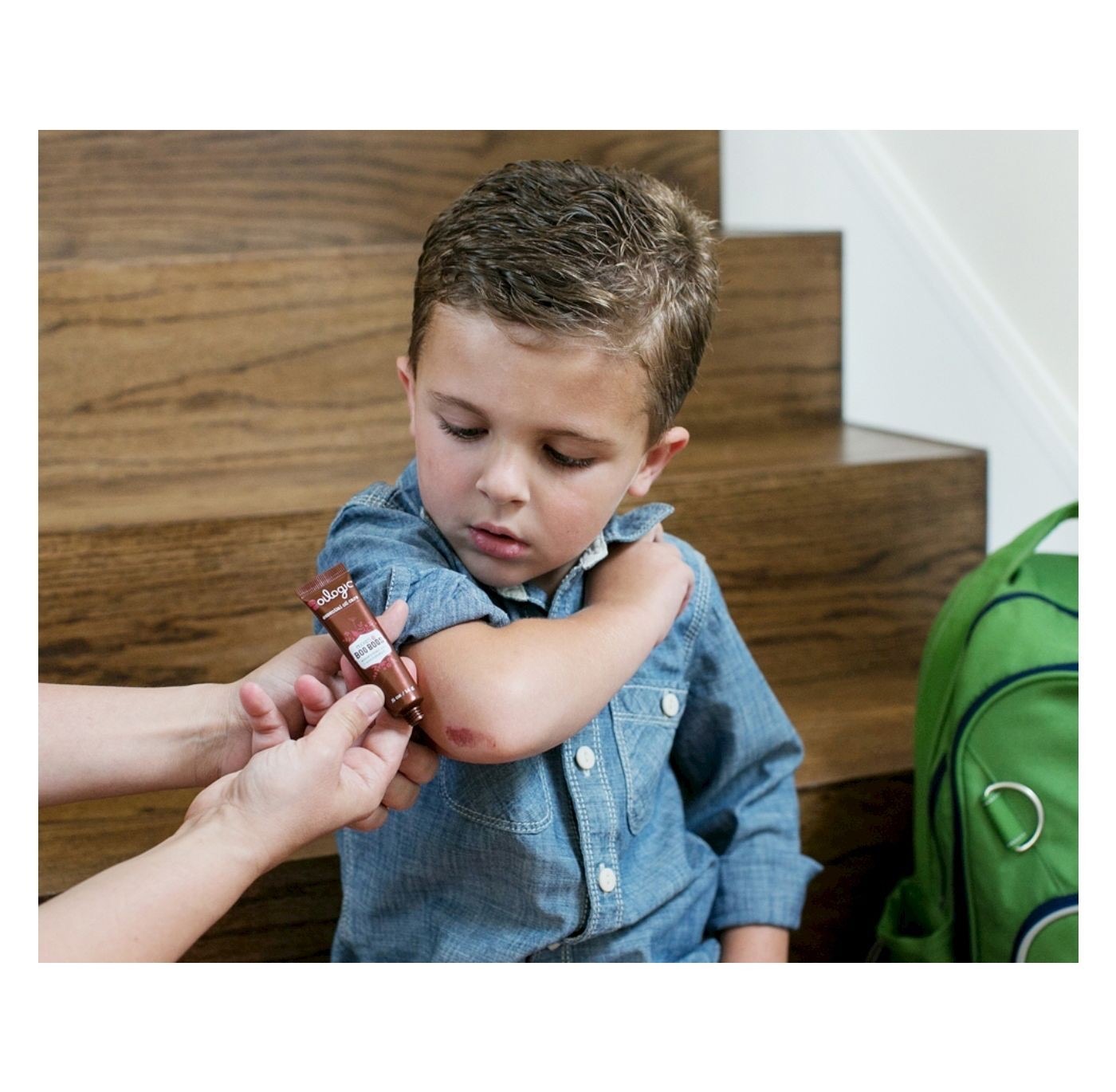 ครีมทาแผลพร้อมลดอาการบวมโนฟกช้ำสำหรับเด็ก Oilogic Ouchies& Boo Boos Essential Oil Ointment