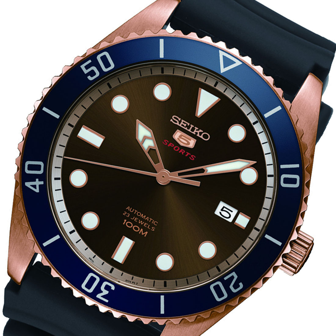 SEIKO 5 SPORTS MENS 23 JEWEL AUTOMATIC WATCH SRPB96J1 (MADE IN JAPAN)