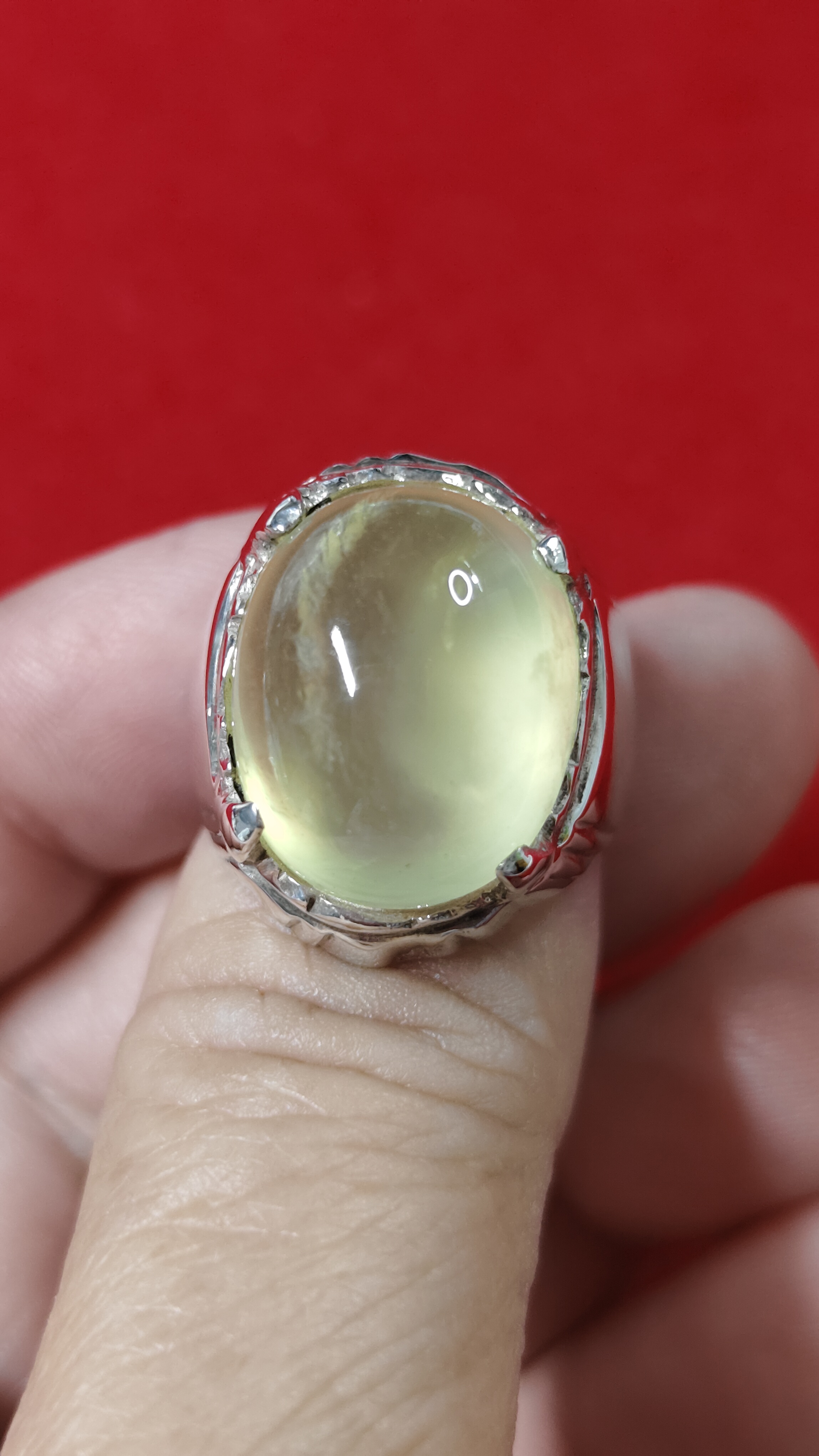 #แหวนเลมอนควอตซ์ รหัสR-0053