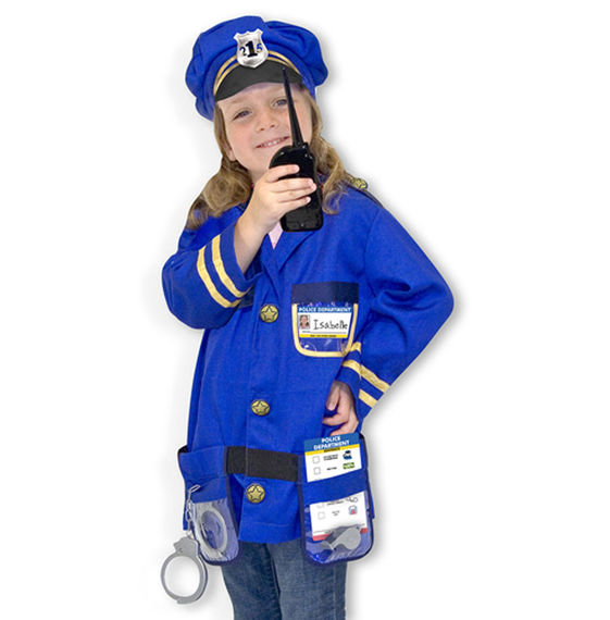 ชุดแฟนซีคอสตูมพร้อมอุปกรณ์สุดน่ารัก Melissa & Doug Police Officer Role Play Costume Set