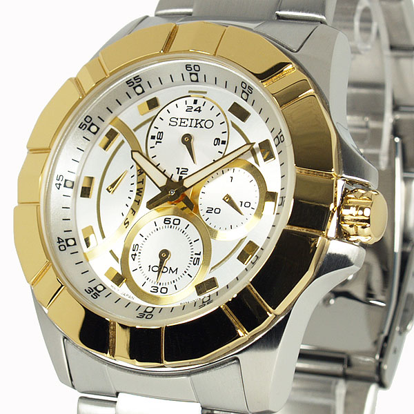 SEIKO LORD STUNNING MEN TWO TONE CASUAL DRESS SRL066P1