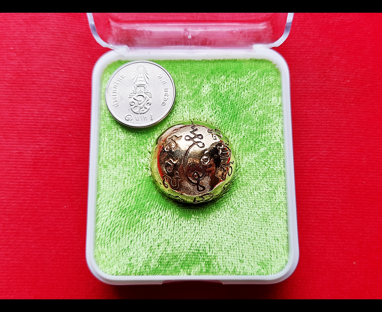 ลูกกริ่งมหาฤทธิ์พิชัยสงคราม(สร้างตามตำหรับวิชามอญวิชาพิชัยสงครามโบราณ พิธีหลวงปู่พระมหาเถรคันฉ่อง วัดป่าแก้ว มาสงเคราห์) เนื้อชนวนมหาสะท้อน ด้านใน บรรจุกริ่งปรอทกรอ ปี2564 #รับประกันแท้