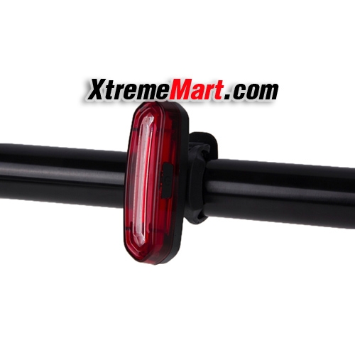 ไฟท้ายจักรยานกันน้ำ USB Rechargeable สลับไฟได้ 2 สี (สีแดง/สีขาว) AQY-096 LED Taillight Bicycle