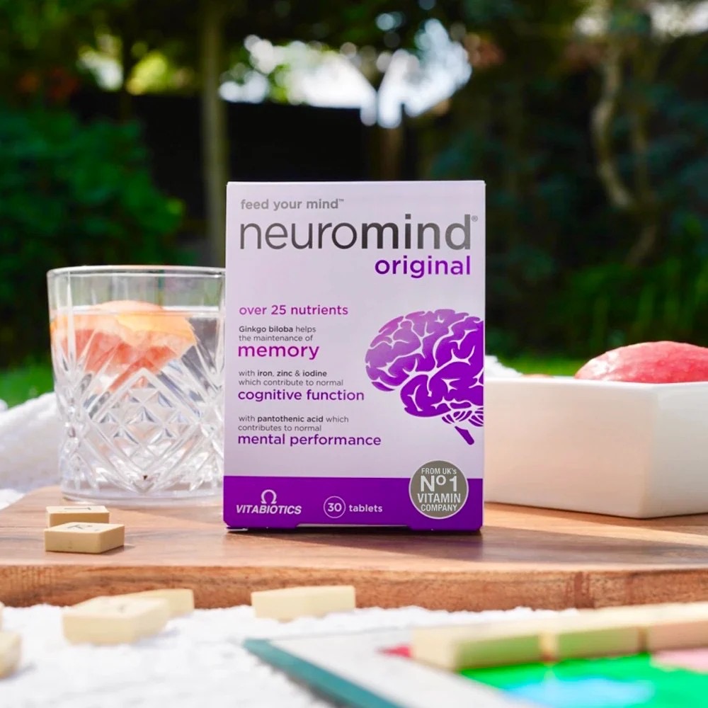 วิตามินบำรุงสมองและระบบประสาทสำหรับเด็กโตและผู้ใหญ่ Vitabiotics Neuromind Original
