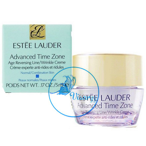 (Tester) Estee Lauder Advanced Time Zone Age Reversing Line / Wrinkle Cream 5mL ข้ามกาลเวลาสู่ผิวอ่อนวัยลดอายุผิวในเวลาเพียง 4 สัปดาห์