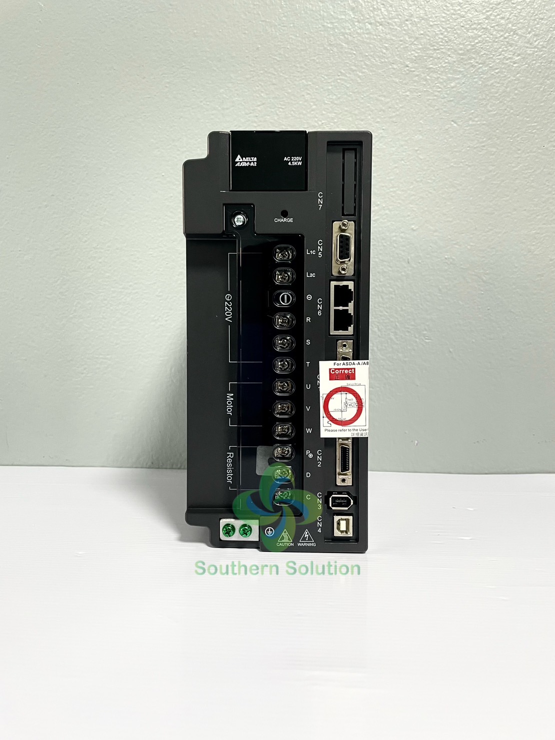 Delta AC Servo Drive ASDA-A2 Series Model:ASD-A2-4523-M 4.5KW 220V 3-phase