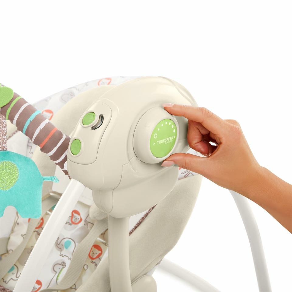เปลไกวสวิงอัตโนมัติ Bright Starts Comfort and Harmony Portable Swing Cozy Kingdom