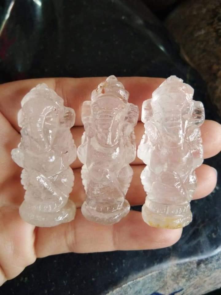 พิฆเนศ แกะสลัก จากหินโป่งข่าม (งานสั่งทำ ยังไม่ได้ปลุกเสก) (ขายปลีก ขายส่ง)