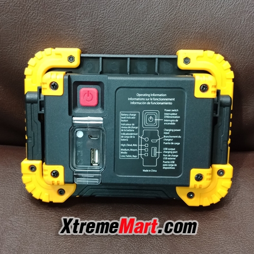 ไฟฉายสปอร์ตไลท์ LA&A 6003B สว่าง 750 ลูเมน 4400mAh LED Work Light 10W COB LED 3โหมด(ของแท้)