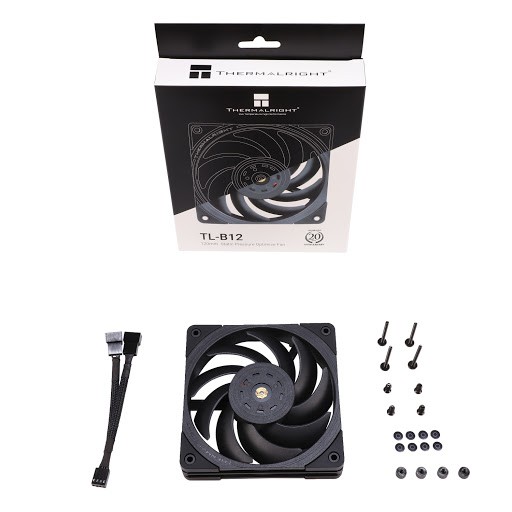 THERMALRIGHT TL-B12 120MM (2150 RPM) 4PIN High Static Pressure FAN - BLACK