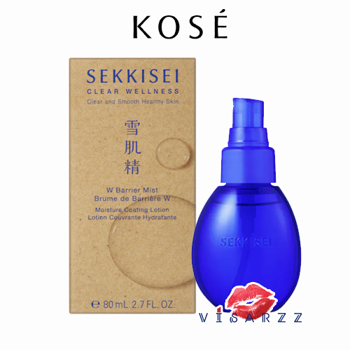 Kose Sekkisei Clear Wellness W Barrier Mist 80mL สเปรย์โลชั่นโคเซ่ ปกป้องผิวแข็งแรง ด้วยสูตรพิเศษ Double Barrier ช่วยป้องกันไม่ให้ผิวแห้งกร้านควบคู่กับเติมความชุ่มชื้น ตลอดจนปกป้องผิวจากฝุ่นละอองขนาดเล็ก