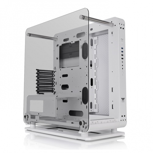 CASE THERMALTAKE CORE P6 TEMPERED GLASS SNOW / BLACK MID TOWER / CTE E600 MX