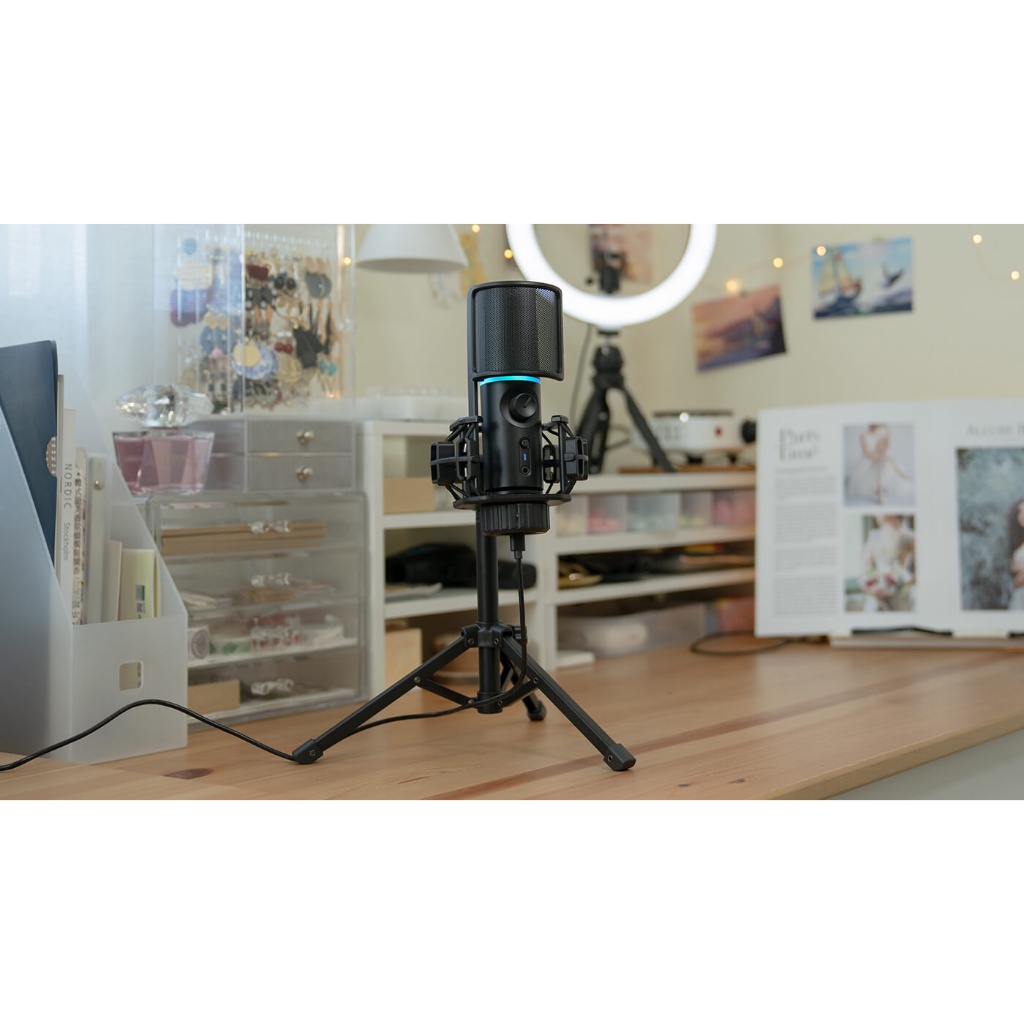 ไมโครโฟน Streamplify Microphone RGB With Tripod Cardioid ประกันศูนย์ไทย