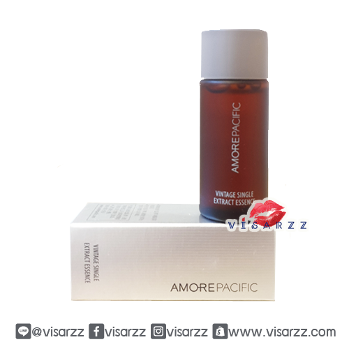 Amore Pacific Vintage Single Extract Essence 15mL น้ำตบชาเขียว ให้ความมีชีวิตชีวาและผิวอ่อนเยาว์ด้วยส่วนผสม ของสารต้านอนุมูลอิสระ ที่ได้จากการหมักบ่ม Jeju Green Tea จากการหมักด้วยวิธีธรรมชาติดั้งเดิมของคนเกาหลี นานเกิน 50วัน จึงได้สารสกัดจา