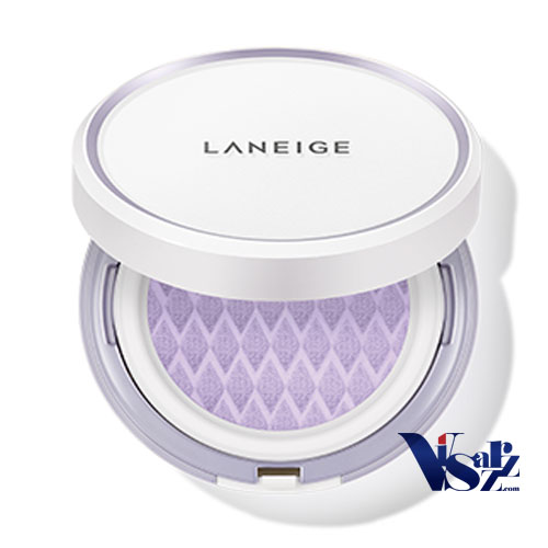 (ลดพิเศษ 40%) Laneige Skin Veil Base Cushion SPF22 PA++ No.40 Light Purple คุชชั่นเบสหน้าผ่อง สีม่วงช่วยให้หน้าเปล่งปลั่งสดใส ตลับจริง + รีฟิล ปริมาณ 15 x 2 กรัม