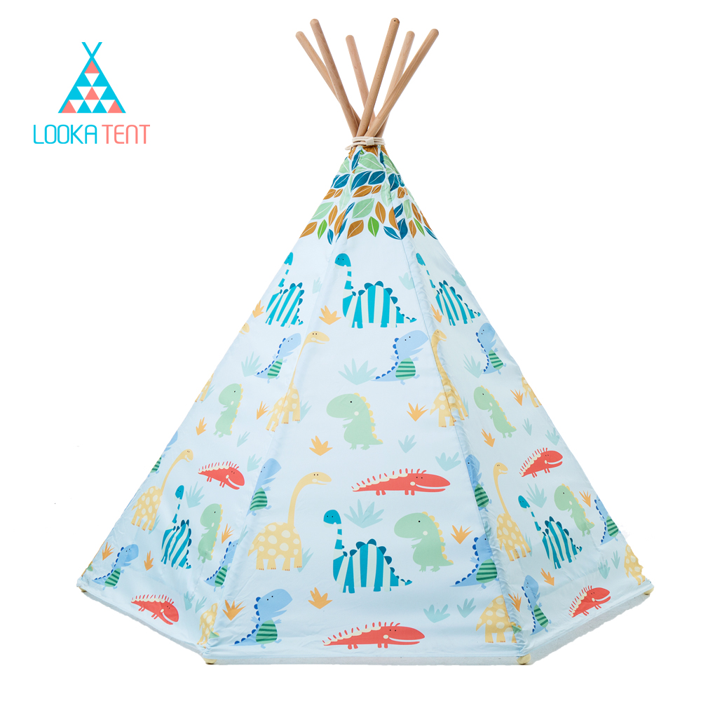 บ้านจำลองทรงเต๊นท์อินเดียนแดงสำหรับเด็ก LOOKA Tent (Jurassic Park)
