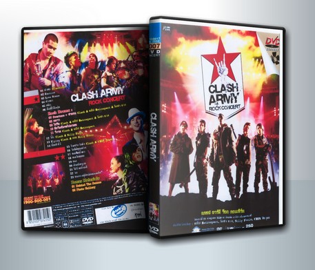คอนเสิร์ตวงร็อกสุดมันส์แถวหน้าของวงการ "CLASH" ในคอนเสิร์ต "CLASH ARMY ROCK CONCERT" ( 1 DVD )