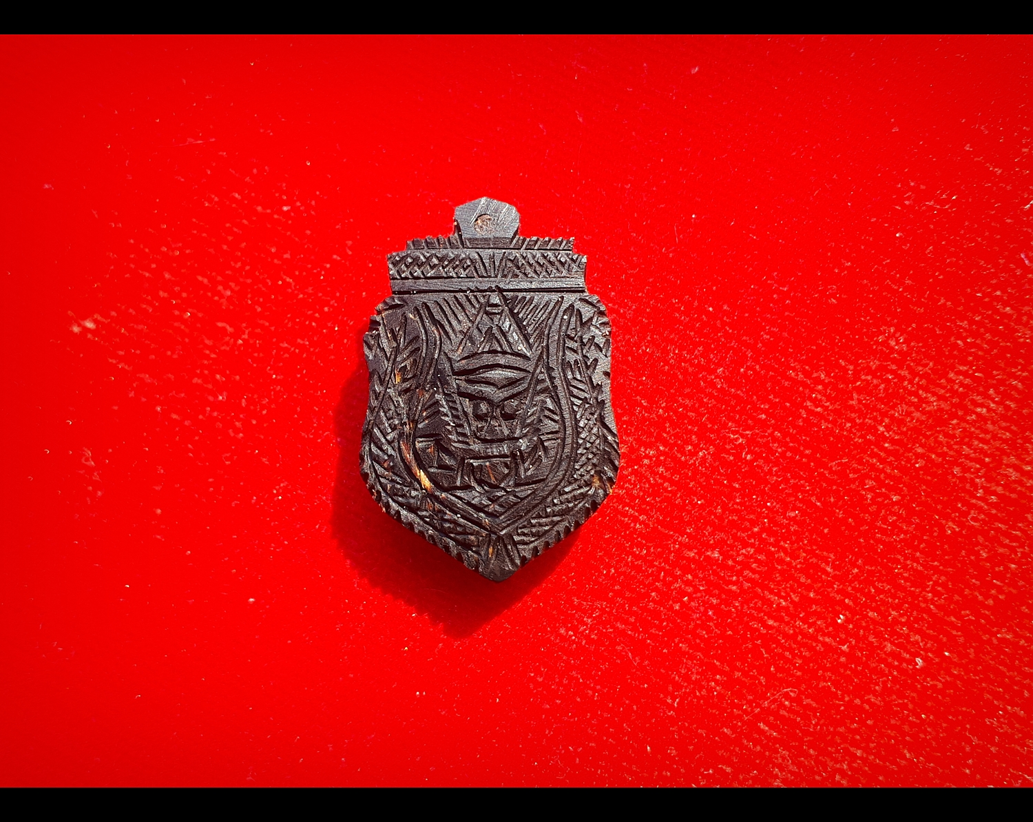 ราหู กะลาตาเดียวแกะ (พิมพ์เล็ก) ปี2561 - หลวงพี่เก่ง วัดท่าเสา