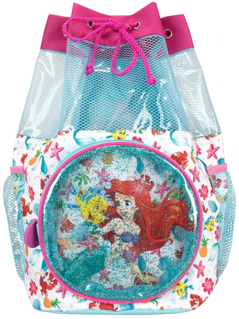กระเป๋าสะพายเป้กันน้ำ Character UK Disney Ariel Swim Bags for Kids