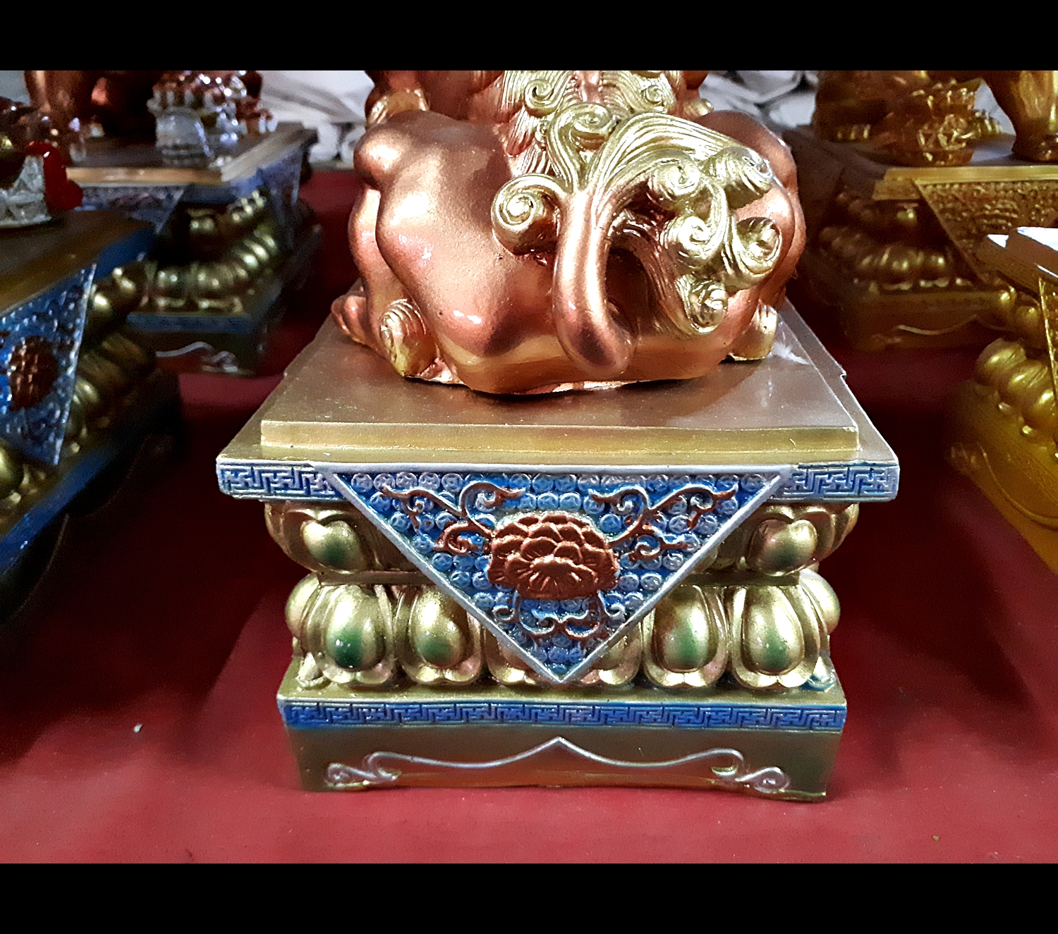 รูปหล่อ รูปปั้น สิงห์โตจีน เนื้อเรซิ่น (น้ำหนักเบา) (ขายปลีก ขายส่ง)