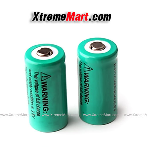 แบตเตอรี่ชาร์จ UltraFire ICR123A 800mah 3.0v Rechargeable Battery(ก้อนละ)