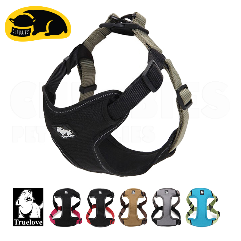 C76 TRUELOVE TH Pet Harness:ปลอกคอรัดอกสุนัข ป้องกันอันตรายจากการกระชาก ฮาเนสสุนัขหมาแบบรัดอกสุนัข ปลอกคอสุนัข