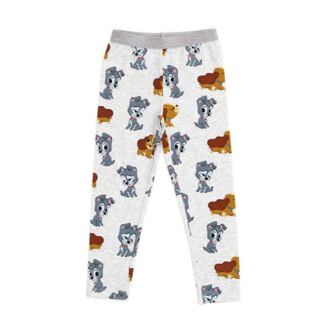 ชุดลำลองพร้อมกางเกงเลคกิ้งสำหรับเด็ก Disney Lady and the Tramp Furrytale Friends Sweatshirt and Leggings for Kids