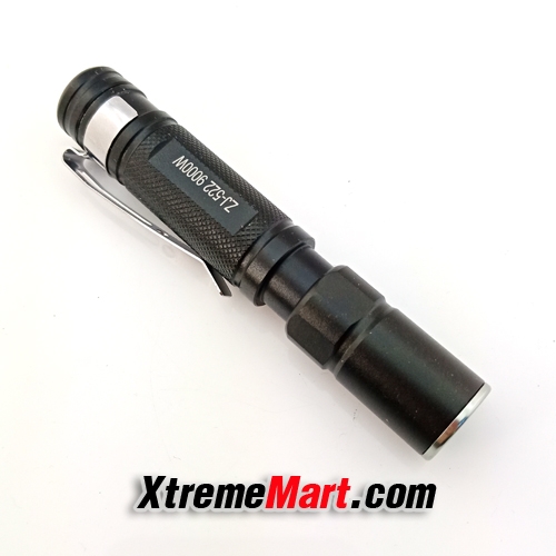 ไฟฉายซูม ไฟฉายพกพาขนาดเล็ก รุ่น ZJ-522 9000W แสงสีขาว หลอด Q5 LED 1 Modes Flashlight