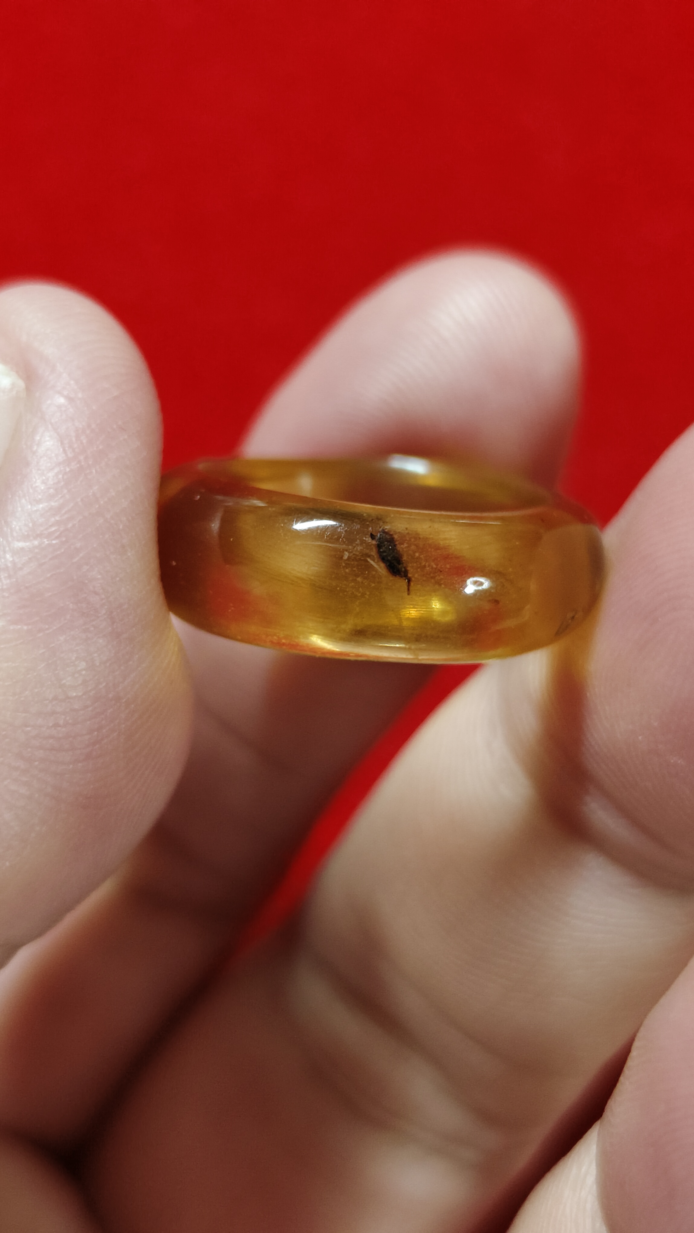 #แหวนอำพัน(Amber)พม่า รหัสR-0050