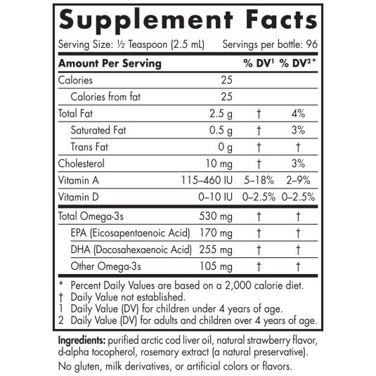 น้ำมันปลาบริสุทธิ์สำหรับเด็ก Nordic Naturals Children's DHA 530mg Omega 3 (8 Fl. Oz.)