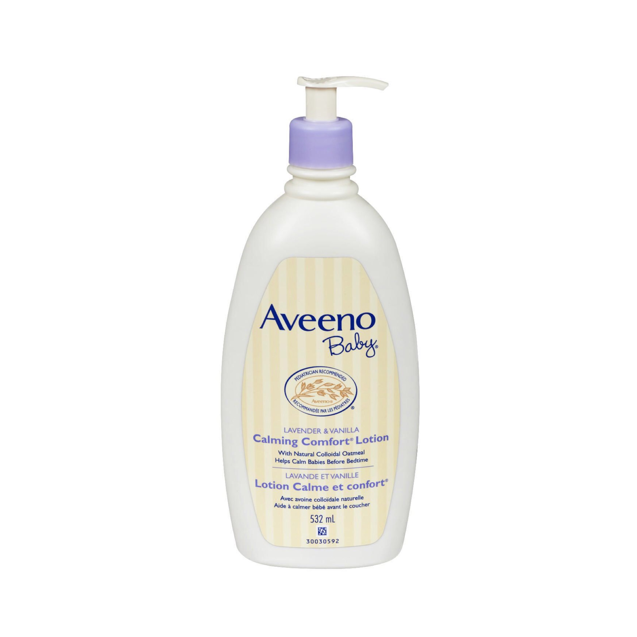 โลชั่นบำรุงผิวจากส่วนผสมของธรรมชาติ Aveeno Baby Calming Comfort Lotion - Lavender & Vanilla