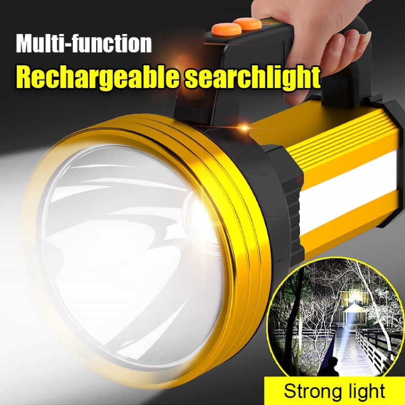 ไฟฉายสปอร์ตไลท์ Super Bright LED SP-X20 V2 45W สว่าง 9600ลูเมนส์ Rechargeable Spotlight Flashlight Tactical Handheld Searchlight High-power Torch