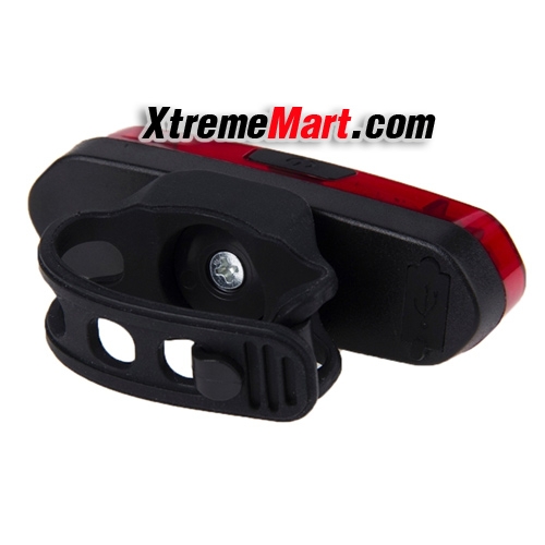 ไฟท้ายจักรยานกันน้ำ USB Rechargeable สลับไฟได้ 2 สี (สีแดง/สีขาว) AQY-096 LED Taillight Bicycle