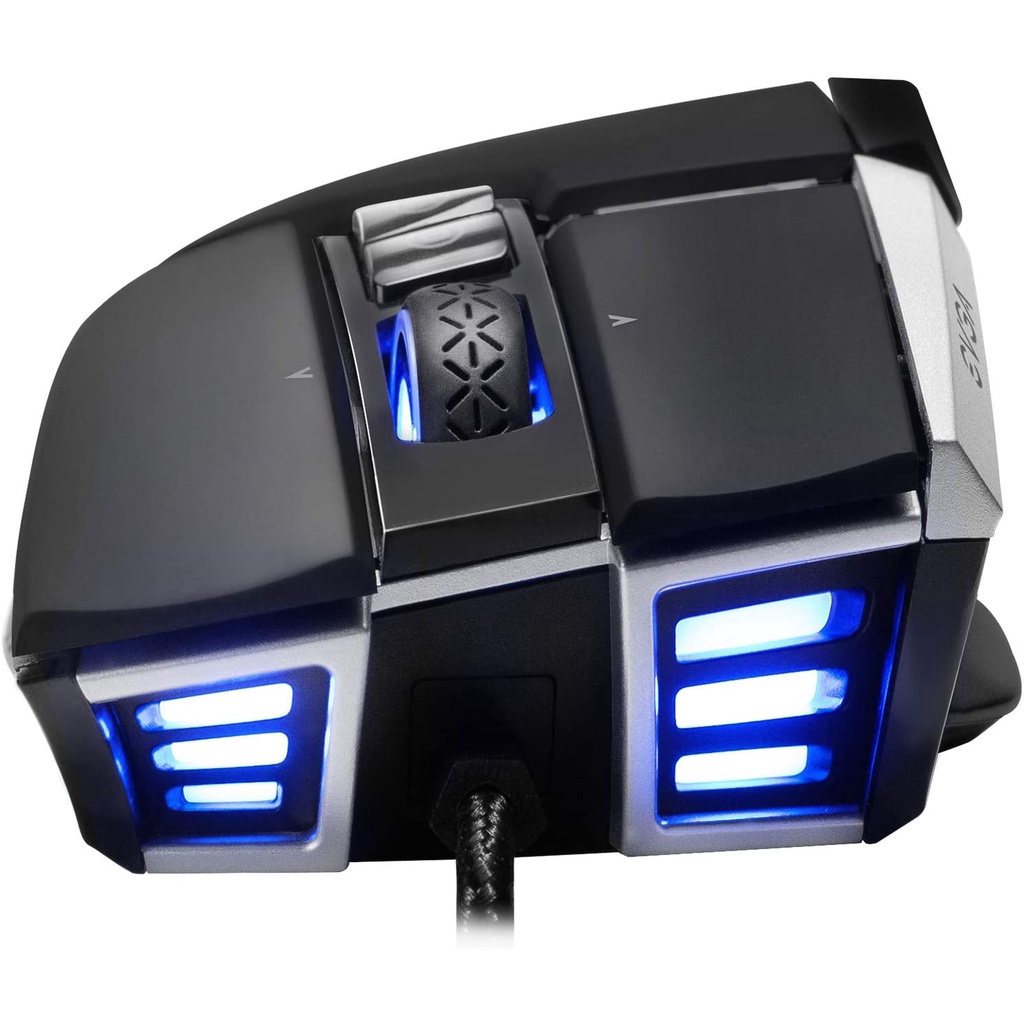 โปร EVGA X17 Gaming Mouse, Wired, Black, Customizable, 16,000 DPI เม้าส์เกมมิ่ง