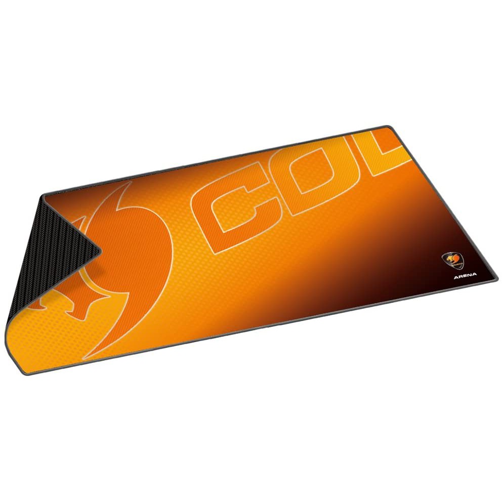 แผ่นรองเมาส์เกมมิ่ง Cougar Arena, Cougar Arena Black Gaming Mouse Pad Extra-Large 800x300x5mm