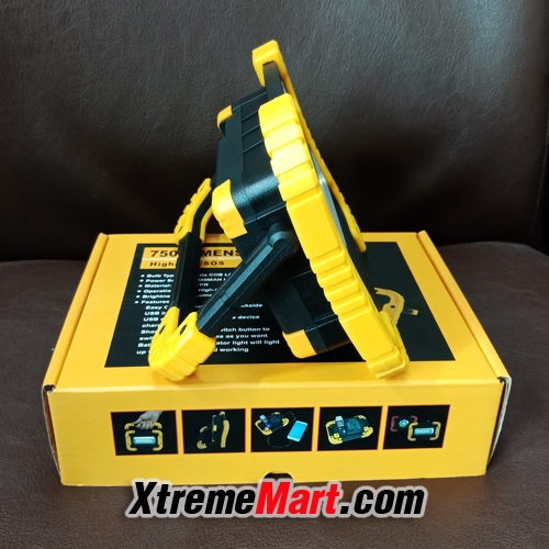 ไฟฉายสปอร์ตไลท์ LA&A 6003B สว่าง 750 ลูเมน 4400mAh LED Work Light 10W COB LED 3โหมด(ของแท้)