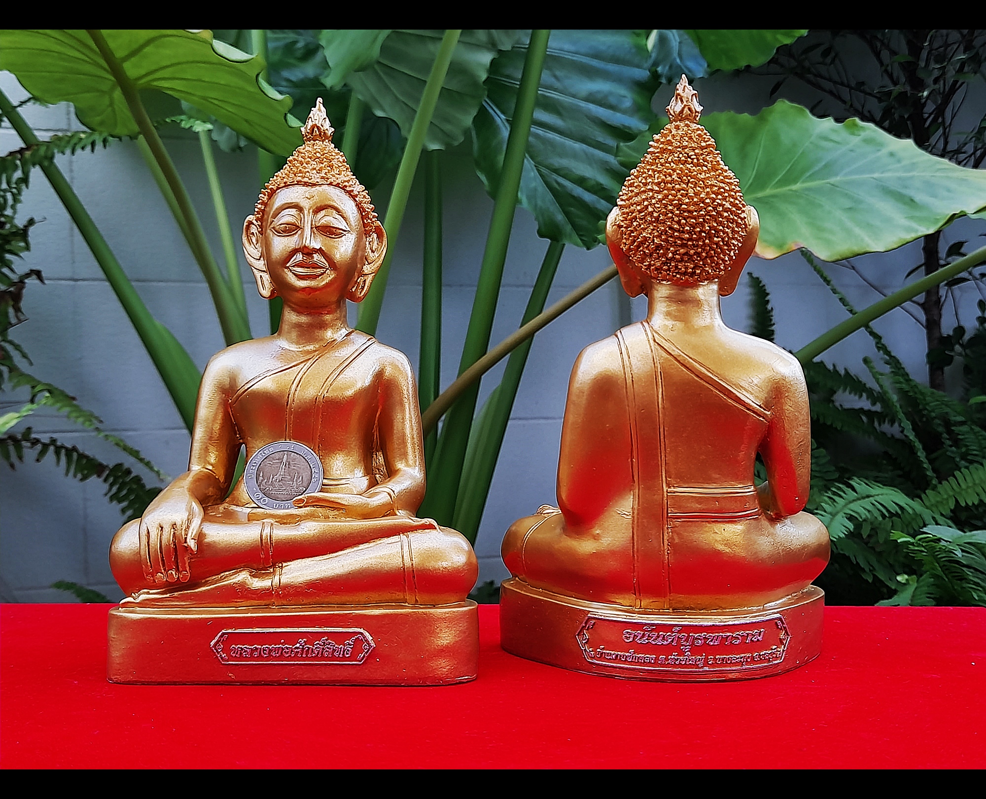 รูปหล่อ หลวงพ่อศักสิทธิ์ วัดท่าซุง (พระบูชา ขนาดตั้งบูชา หน้าตัก5นิ้ว สูง8นิ้ว) ปี2561 - หลวงพ่อเล็ก วัดท่าขนุน ร่วมปลุกเสก