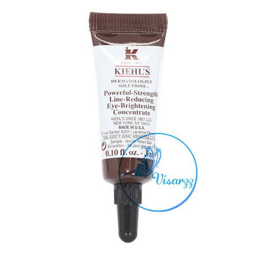 (Tester x 2 ชิ้น) Kiehl's Powerful Strength Line Reducing Eye Brightening Concentrate 3mL x 2 วิตามินซีเข้มข้น ลดเลือนริ้วรอย และรอยคล้ำใต้ดวงตา