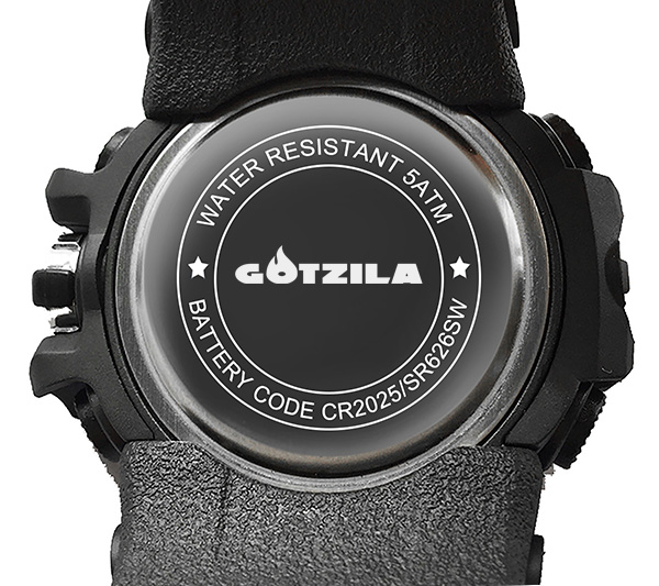 Gotzila Watch นาฬิกาข้อมือชาย ดิจิตอล มัลติฟังชั่น สายเรซิน รุ่น GR-01B (Black)