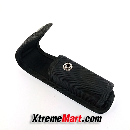 ซองไนล่อน สำหรับไฟฉาย UltraFire ปลายเปิด Nylon Sheath Pouch Holder Holster (Black)