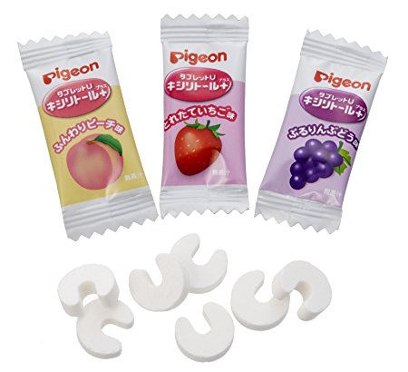 ลูกอมป้องกันฟันผุสำหรับเด็ก Pigeon Tablet U Xylitol Plus (Mixed Fruits)